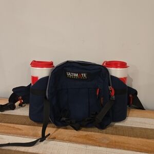 Ultimate Torsopacs TREKKER Waist Bag Fanny Pack, Water Bottle Holders Navy Blue